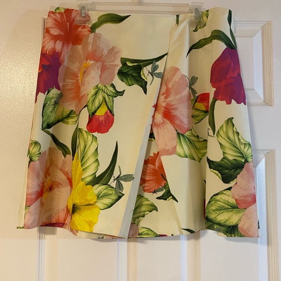 Ted Baker Multicolor Floral Mini Skirt - Picture 1 of 4